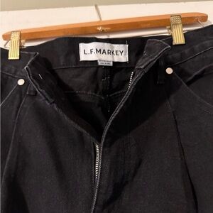 L.F. Markey Black Flare & Wide Leg Jeans